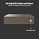 Tenda 5 Port PoE Switch ohne Netzteil, Gigabit PoE Powered Switch (1 PoE In & 4 PoE Out, Plug-and-Play PoE PD Switch, Lüfterlos, Metallgehäuse)(TEG1105PD)