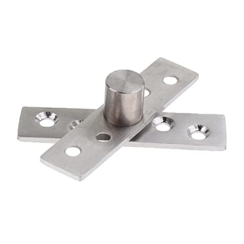 Image of VELURA 4xStainless Steel Concealed 360 Degree Rotary Hinge Revolving Door Hinge 75x18x3mm|1 Piece Hinge|Door Hinges| Home Improvement |Home & Garden