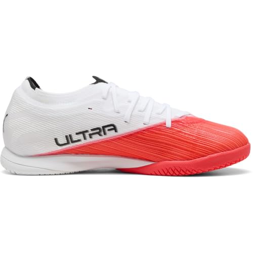 Puma Chaussures de Football Nitro 7 Match IT Unisexes, Ultra Rouge, Noir et Blanc, 41 EU