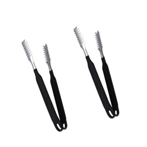 Holibanna 2pièces Pince à Glace Acier Inoxydable Pinces à Sucre Multifonctions Lot De Et Dents Pour Maison Cuisine Et Service