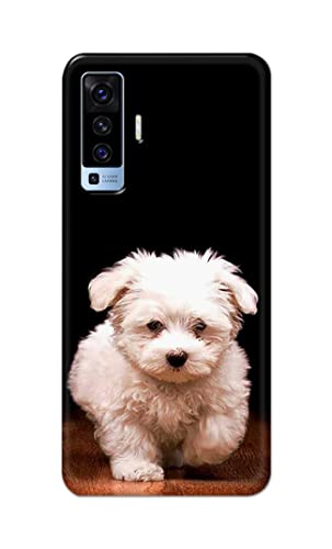 Image of PRINTFIDAA� Printed Hard Back Cover Case for Vivo X50 | Vivo X50 5G Back Cover (Puppy Dog) -2808