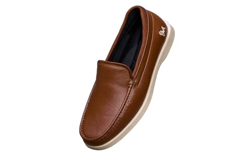 Image of Neeman's The Luxe Loafer for Men | Comfortable, Lightweight PU Faux Leather Upper & Flexible Sole | Semi Formals