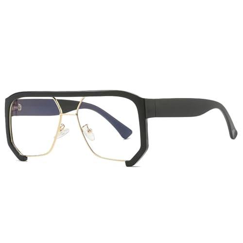 Lunettes anti-lumière bleue UV400 C10 noir : protection vintage chic