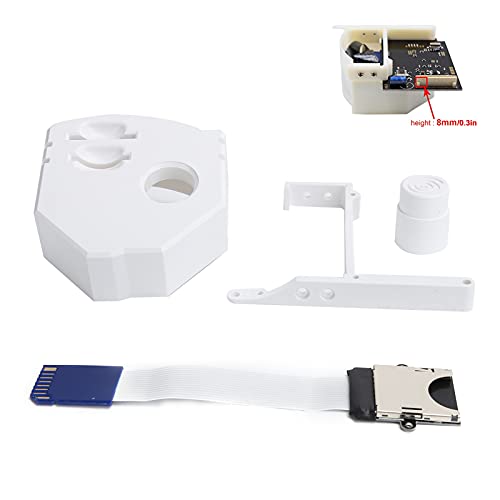 Image of Memory Card Mount Kit, 3D Print Extension Memory Card Extender Adapter Mount Kit for Holder Gdemu(White)