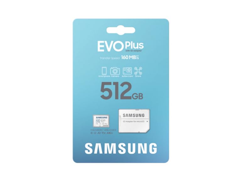 Amazon | Samsung EVO Plus microSDXC メモリーカード 512GB 160MB/秒