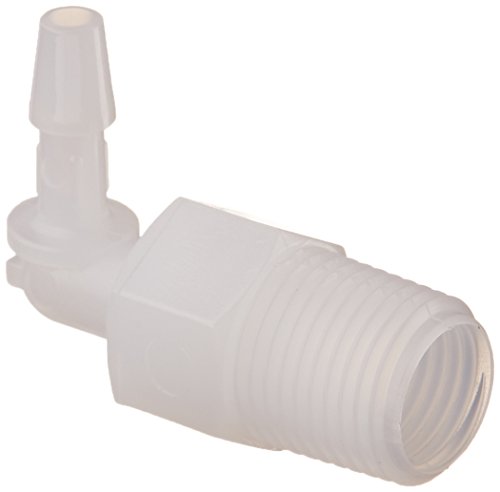 Eldon James L2-2HDPE High Density Polyethylene Threaded Elbow, 1/8-27 NPT Thread to 1/8