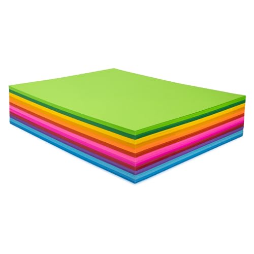 Étiquette Hygloss grand format adhésive aux nuances multicolores