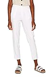 leicht verkürzt ESPRIT Damen 069EE1B006 Hose, 100/WHITE, W34/L28(Herstellergröße: 34/28)