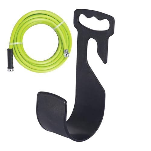 Soporte para manguera de jardín, soporte para manguera de agua de jardín al aire libre, gancho organizador de herramientas de garaje para horticultura, riego, vehículo, lavado de coches, cuidado de