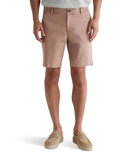AG Adriano Goldschmied, Men's, Wanderer Slim Trouser Short, Sulfur Dune Rose, Size: 35, Inseam: 8.5
