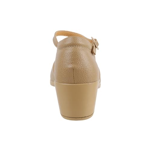Image of Mochi Women Block Heel D'orsay Sandal