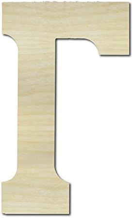 24" Tall X 1/2" Thick, Wood Letter Gamma - Large Wall Wood Letters - English or Greek - for Home Bedroom Office Wedding Party Décor - Ready to Paint Or Stain