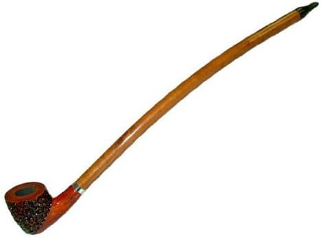 Churchwarden Pipe, 14 Long, Brown Textured by KSI