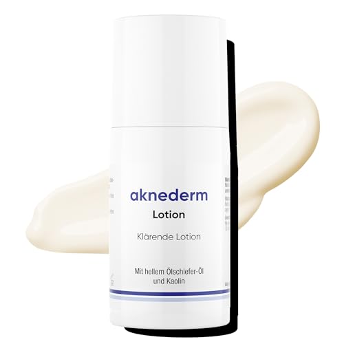 Aknederm mattierende Gesichtslotion gegen Pickel & Akne 30ml - Tageslotion für normale bis fettige & unreine Haut - Creme für fettige Haut Gesicht wirkt antibakteriell & reguliert Talg