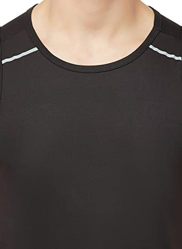 Image of TRUEREVO Men's Light Weight Dryfit Sports Tank Top Vest with Reflective Details for Running, Gym & Training