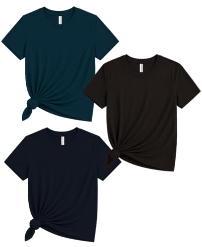 Image of Sleepynuts Women's Plain Round Neck Regular Fit Half Sleeve Cotton T Shirt