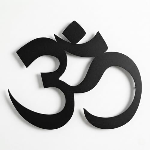 DEKADRON Metall-Wandkunst, Metall-Om-Dekor, Namaste-Dekor, Yoga-Geschenke,...