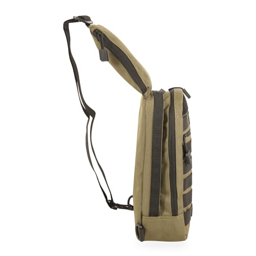 Highland Tactical Expo Sling Bag, Dark Green/Black3