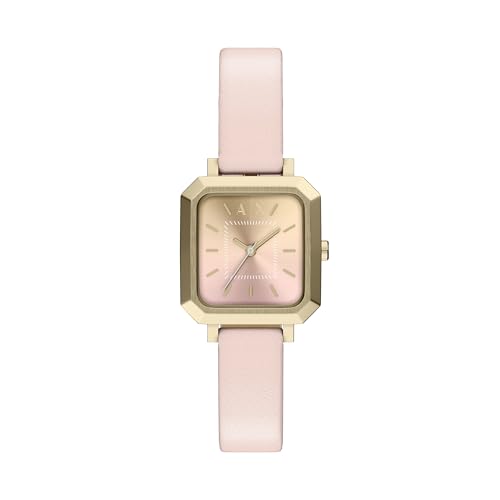 Image of Armani Exchange A|X Women's Watch, Square Three-Hand Stainless Steel Watch for Women