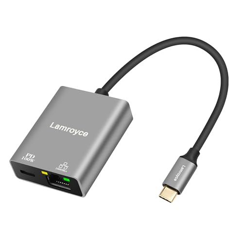 Adaptateur USB-C vers Ethernet pour télétravail stable et charge