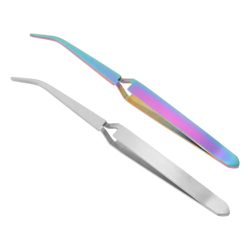 Pinzas de Acero Inoxidable para Manicura 2 Piezas miniatura 1