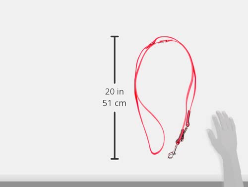 HUNTER CONVENIENCE Verstellbare Hundeführleine, Kunststoffmaterial, 1,5 x 200 cm, neonpink