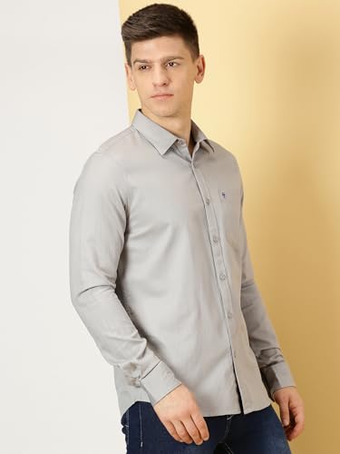 Image of Thomas Scott Men Classic Slim Fit Cotton Casual Full Sleeves Shirt