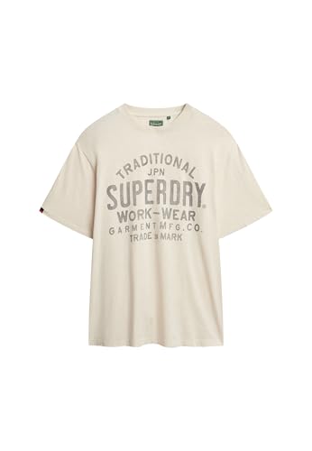 T-shirt Superdry Machined Goods en coton pour un look workwear quotidien