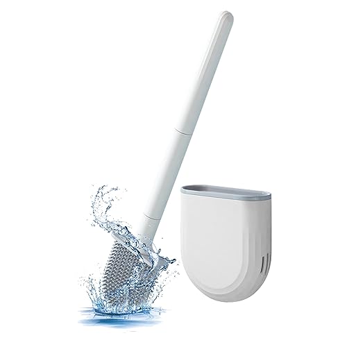 Thaibna Silicone Toilet Brush,Toilet Bowl...