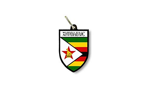 Porte cles clefs cle Drapeau Collection Ville Blason Zimbabwe