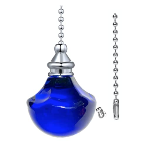 Taps2Traps® Transparent Blue Crystal Light Pull Pendant For Bathroom ...