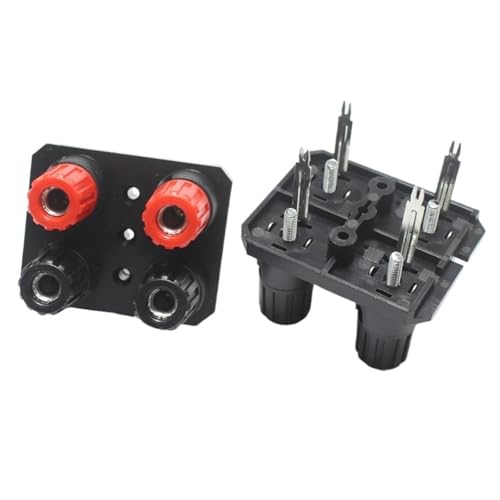 Tester di corrente 1 pz WP Jack a banana esterno 4 pin Altoparlante Amplificatore Clip for filo Presa WP4-10 Interruttore terminale a molla LED a poli