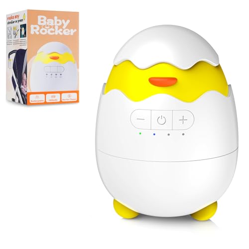 Robofun Baby Rocker Columpio Para Cochecito De bebé, Ayuda Para Dormir Para Bebés,5 Niveles De Intensidad – Diseño original