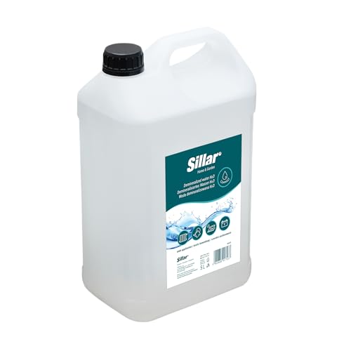Sillar Agua Destilada 5L – Agua Pura y Sin Minerales para Baterías, Plancha, Humidificadores, Cosméticos, Industria y Laboratorios