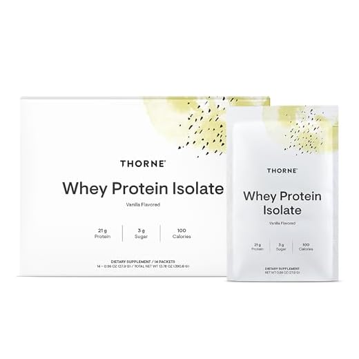 Thorne Whey Protein Isolate Packets