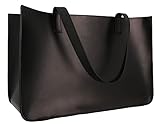 ledertasche damen schwarz shopper ✅TRANSPARENTE PRODUKTION - Dieses schöne Lederprodukt wurde von einem kleinen Familienunternehmen unter transparenten Arbeitsbedingungen und einer natürlichen Produktion in Indien angefertigt.