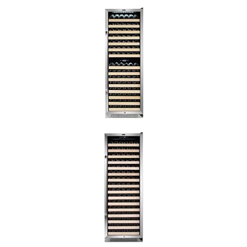 Bundle of Whynter 166 Wine Bottle Built-in or Freestanding Wine Refrigerator + Whynter BWR-1642DZ 164 Built-in or Freestanding Wine Refrigerator