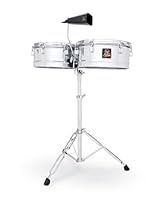 13" + 14" shell diameter with 6,5" depth Drum key tuning system Steel shells with brushed nickel finish Includes LP Aspire cowbell, timbale stand, drum key Finish: chrome