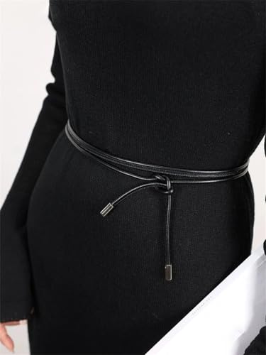 Rfmfkkg Simple Women Belt Thin Long Waist Diy Knotted Methods Waistband Paired With Ladies Dresses Jeans4
