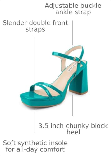 Image of JOY IN LOVE Platform Sandals Women Chunky Block Heels