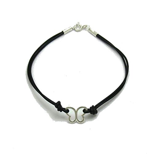 Bracelet papillon argent 925 cuir : fini les bijoux qui s'oxydent