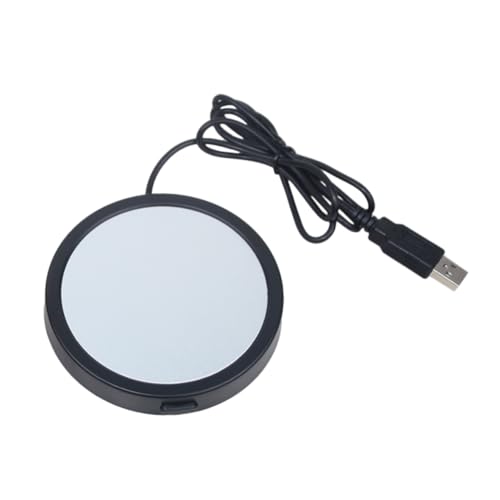 Alipis Sottobicchiere Alimentato Tramite Usb Scaldatazze Tramite Usb Scaldatazze Da Ufficio Piccolo e Portatile Rallenta Raffreddamento Delle Bevande Calde