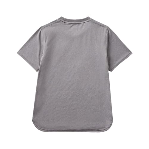 Fila Performance Boys Short Sleeve Tennis Shirt Light Grey 050 Small2