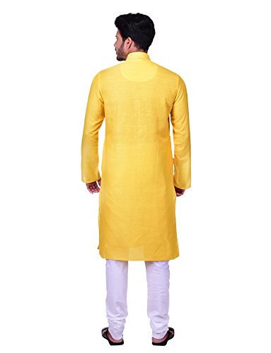 Image of Manyavar Men's Regular Fit Kurta & Churidar Set (SDES306)