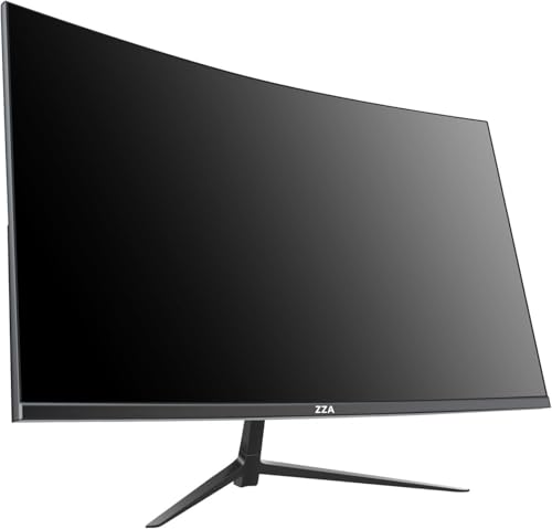 Image of ZZA 27-Inch Curved Computer Monitor,200Hz|180Hz|144Hz Gaming Monitor,FHD 1080P 1800R VA Screen, Monitor 27 inch 100% sRGB, AMD FreeSync,Eye Care,Ultra-Thin,Bezels HDMI & DP Port