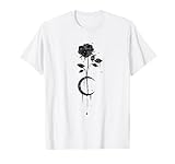 Vintage Occult Moon Rose Geschenk Gothic ORIGINAL