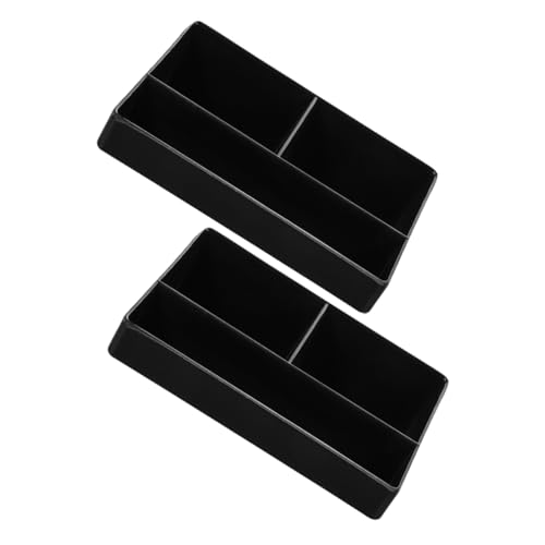 PHENOFICE 2pcs Tea Box Multi-grid Tea Bag Organizer Loose Tea Bag Holder Inn Sugar Bag Holder Coffee Bar Accessories Desktop Coffee Bag Holder Coffee Station Holder Coffee Station Organizer