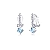 FH.bird ブルートパーズ イヤリング レディース 人気 揺れる シルバー925 金属アレルギー対応 痛くないイヤリング 11月誕生石 可愛い シンプル オフィス 母の日 クリスマスプレゼント 女性 ジュエリー FH.bird ブルートパーズ イヤリング レディース 人気 揺れる シルバー925 金属アレルギー対応 痛くないイヤリング 11月誕生石 可愛い シンプル オフィス 母の日 クリスマスプレゼント 女性 ジュエリー