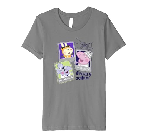 T-shirt Halloween Peppa Pig de qualité premium avec impression textile durable