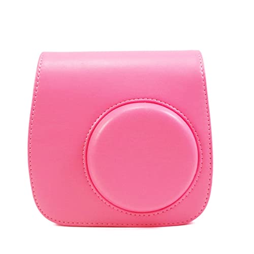 JUSTPENGHUI Classique rétro Puce Caméra en cuir Sac for bandoulière Sac for bandoulière de protection Caméra Caméra Cache de protection Ajustement for Polaroid Fit for Fujifilm Mini 8 8+ 9 sac de camé